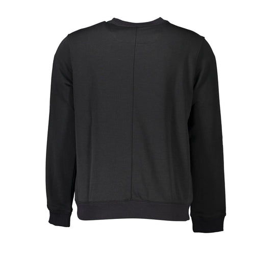 Calvin Klein Sort Polyester Herre Trøje Med CK Logo Design