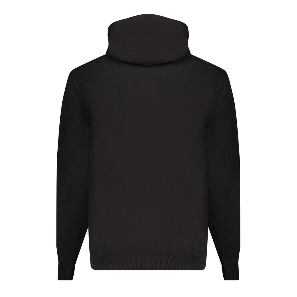 Calvin Klein Sort Bomuld Hættetrøje Til Mænd Med Logo