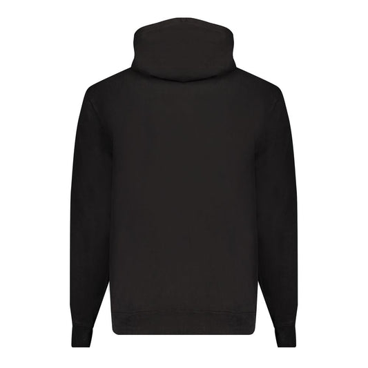Calvin Klein Sort Bomuld Hættetrøje Til Mænd Med Logo