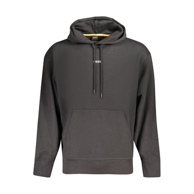 Hugo Boss Black Cotton Men Sweater