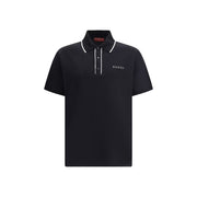 Gucci Black Cotton Polo Shirt