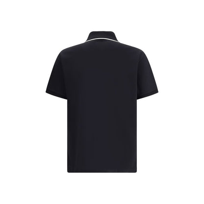 Gucci Logo Polo Trøje Med Kontrast Monogram På Brystet