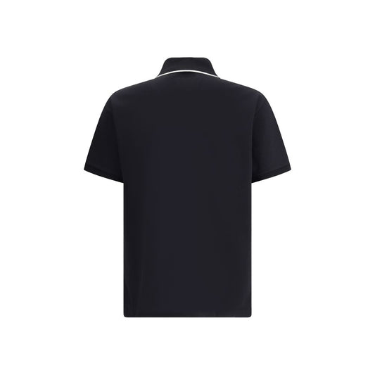 Gucci Logo Polo Trøje Med Kontrast Monogram På Brystet