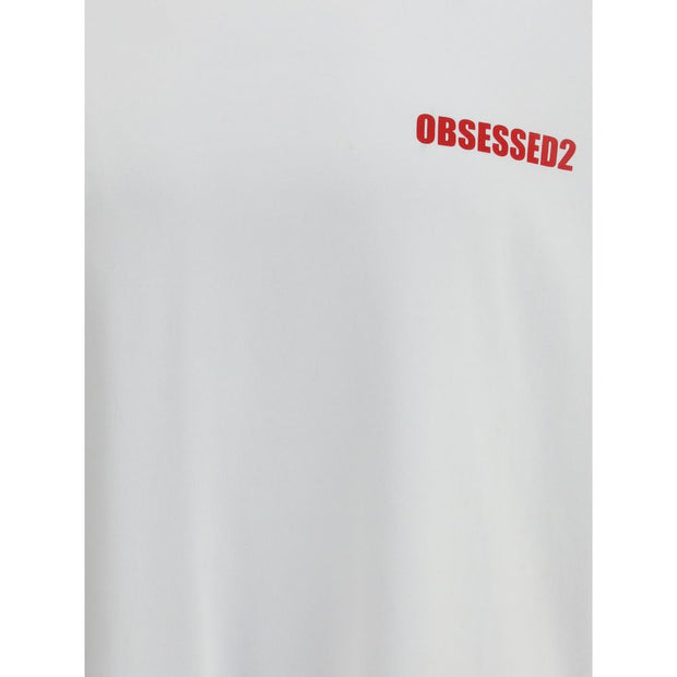 Dsquared² White Cotton T-Shirt - Le schmidt