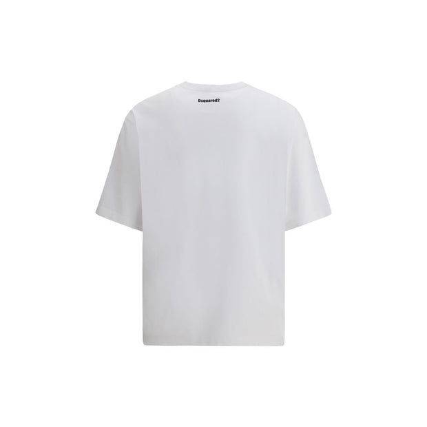 Dsquared² White Cotton T-Shirt - Le schmidt
