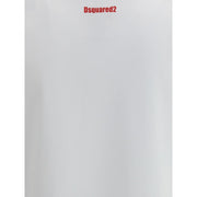 Dsquared² White Cotton T-Shirt - Le schmidt