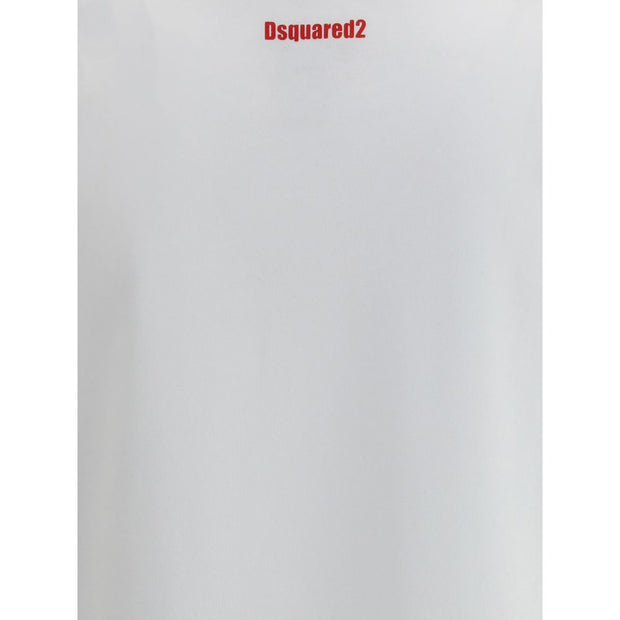 Dsquared² White Cotton T-Shirt - Le schmidt