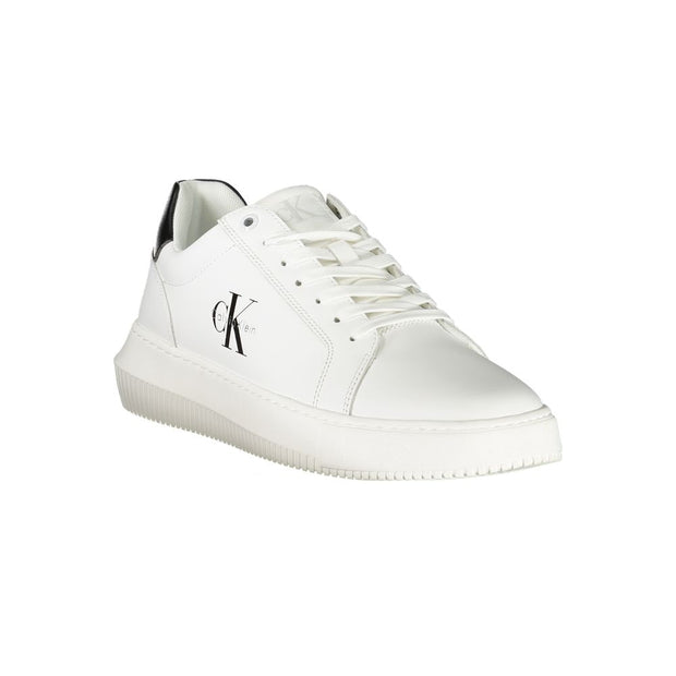 Calvin Klein Bianco Polyurethane Men Sneaker
