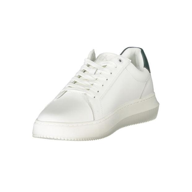 Calvin Klein White Leather Men Sneaker