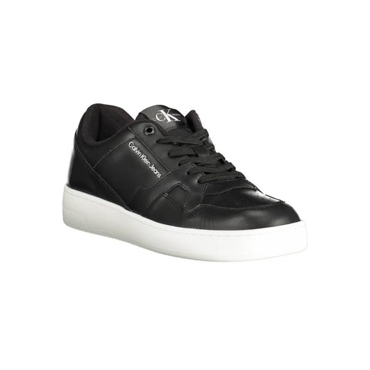 Calvin Klein Sort Polyester Sneaker Hverdagskomfort