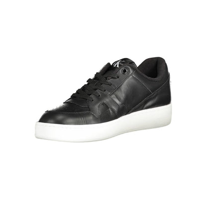 Calvin Klein Sort Polyester Sneaker Hverdagskomfort