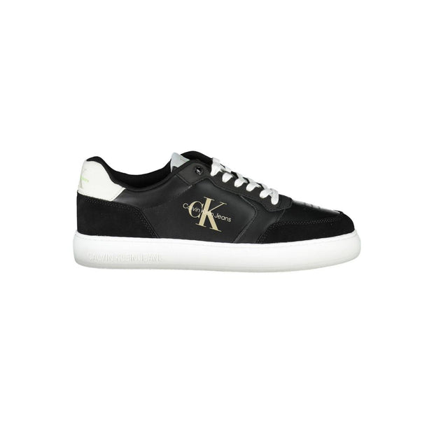 Calvin Klein Nero Polyester Men Sneaker
