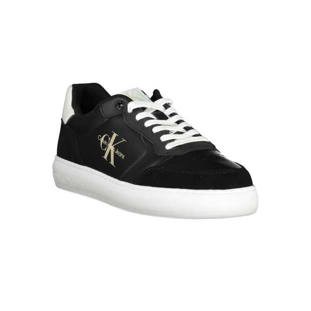 Calvin Klein Nero Polyester Men Sneaker