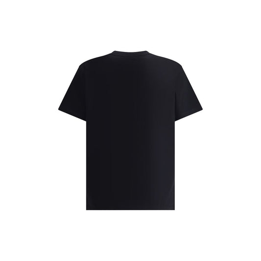 Moschino T Shirt Med Maxi Print Og Monogram Bomuld Kvalitet