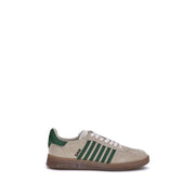 Dsquared² Green Calf Leather Bos Taurus Low Top Sneakers - Le schmidt