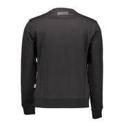 Plein Sport Black Cotton Men Sweater