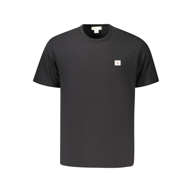 Calvin Klein Black Cotton Men T-Shirt
