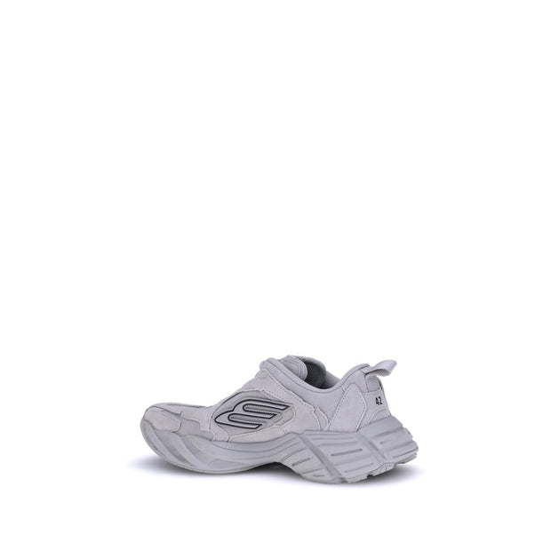 Balenciaga Gray Polyester Athletic Sneakers - Le schmidt