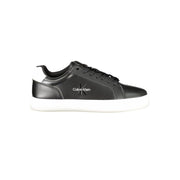 Calvin Klein Black Polyurethane Men Sneaker