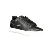 Calvin Klein Black Polyurethane Men Sneaker