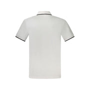 Hugo Boss White Cotton Men Polo Shirt