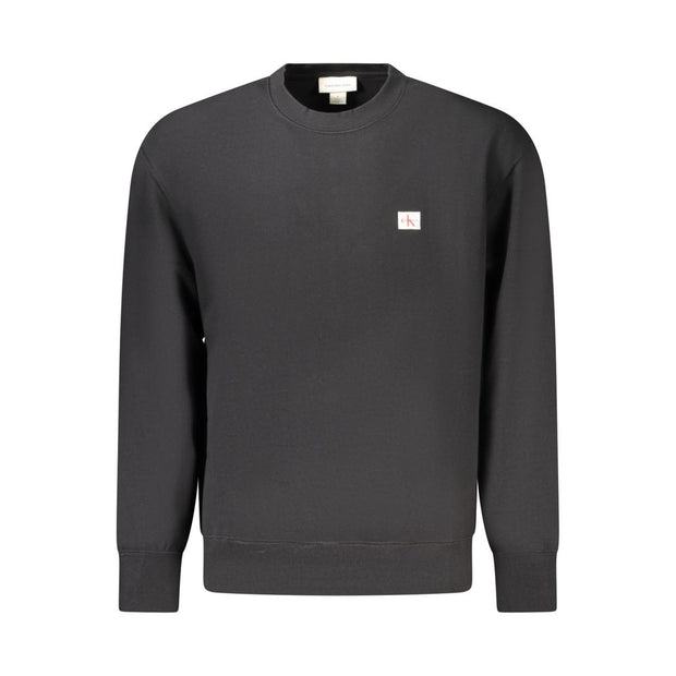 Calvin Klein Black Cotton Men Sweater