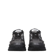 Valentino Garavani Black Fabric Athletic Sneakers