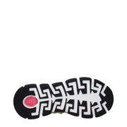 Versace Green Fabric Low Top Sneakers