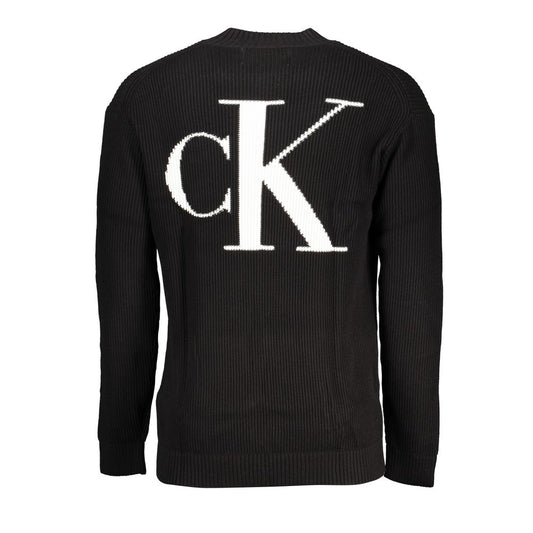 Calvin Klein Sort Økologisk Bomuldssweater Til Herre Og Dame