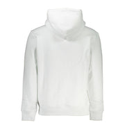 Calvin Klein White Cotton Men's Sweater with Hood