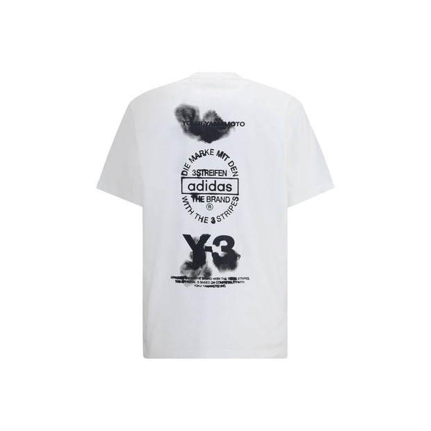 Y-3 White Cotton T-Shirt