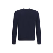 Giorgio Armani Blue Fleece Wool Sweatshirt