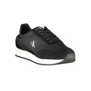 Calvin Klein Black Leather Men Sneaker