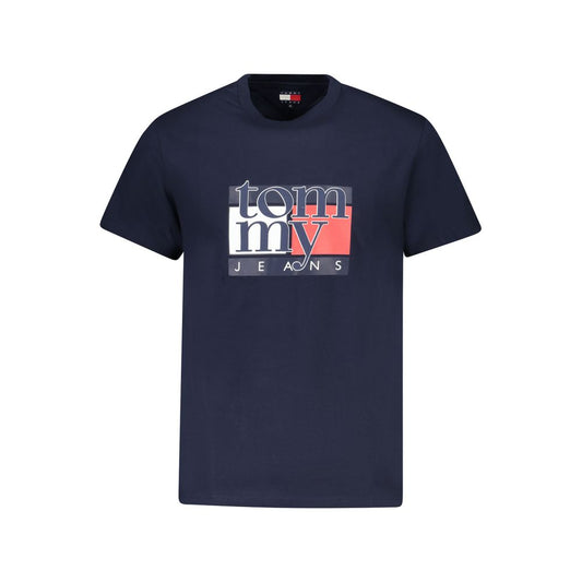 Tommy Hilfiger Blå Bæredygtig Bomuld Herre T Shirt