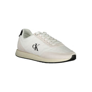 Calvin Klein White Polyester Men Sneaker