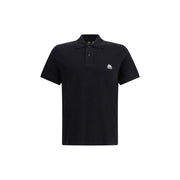 Moose Knuckles Black Cotton Polo Shirt