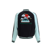 Casablanca Black Viscose Bomber