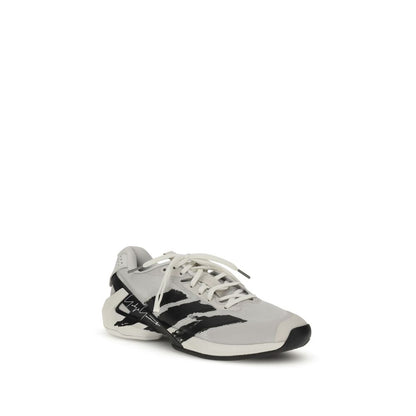 Y-3 White Fabric Athletic Sneakers