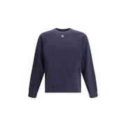 Fendi Blue Cotton Sweatshirt - Le schmidt