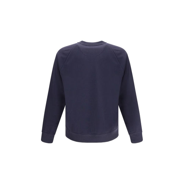 Fendi Blue Cotton Sweatshirt - Le schmidt