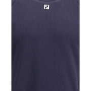Fendi Blue Cotton Sweatshirt - Le schmidt