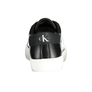 Calvin Klein Black Leather Men Sneaker