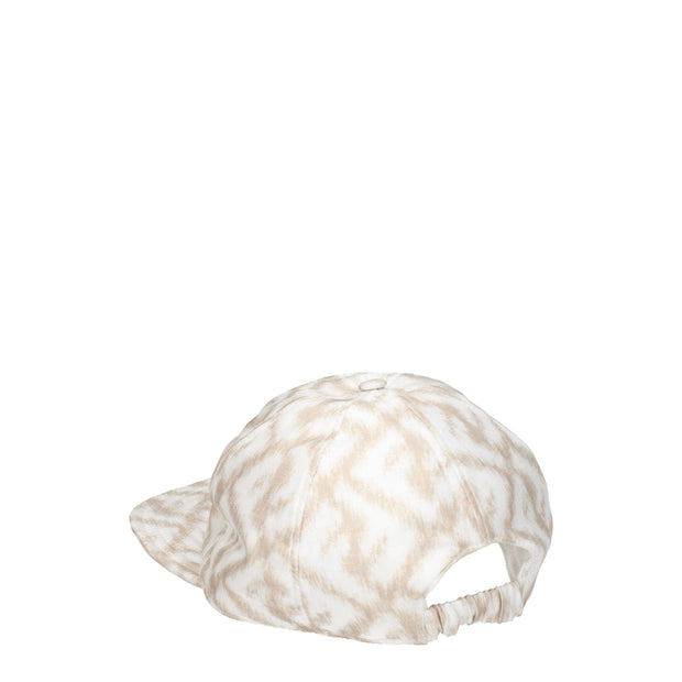Fendi Beige Silk Cap (Baseball Hat)