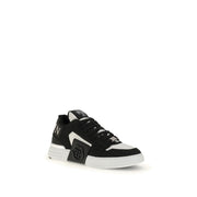 Philipp Plein Black Calf Leather Bos Taurus Low Top Sneakers
