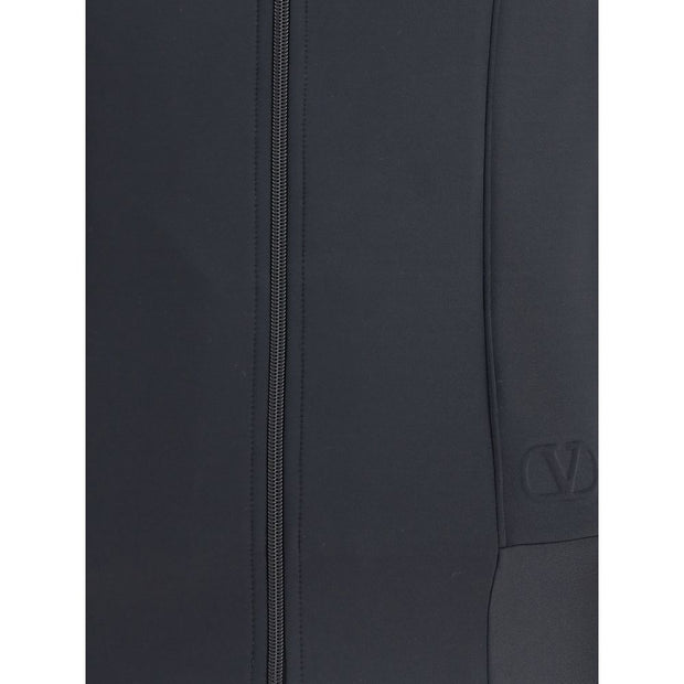 Valentino Black Polyester Sweatshirt