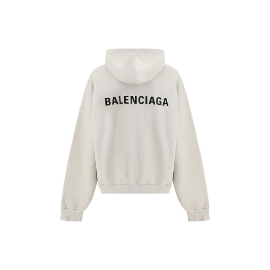 Balenciaga Hoodie Med Logo Og Reflekterende Detaljer