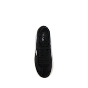 Prada Black Polyamide Low Top Sneakers