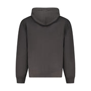 Calvin Klein Black Cotton Men Sweater Hoodie