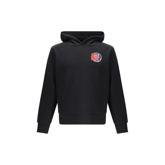 Moncler Bomuld Hættetrøje Med Stjerne Logo Patch Design