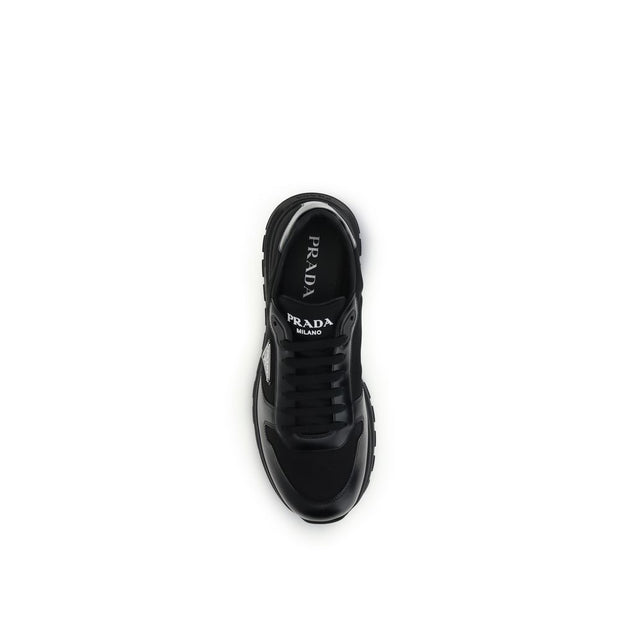 Prada Black Recycled Polyamide Athletic Sneakers